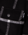 CAMPERA LAMB BLACK/WHITE ( IMPORT)