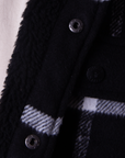 CAMPERA LAMB BLACK/WHITE ( IMPORT)