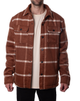 CAMPERA LAMB BROWN/WHITE IMPORTADO