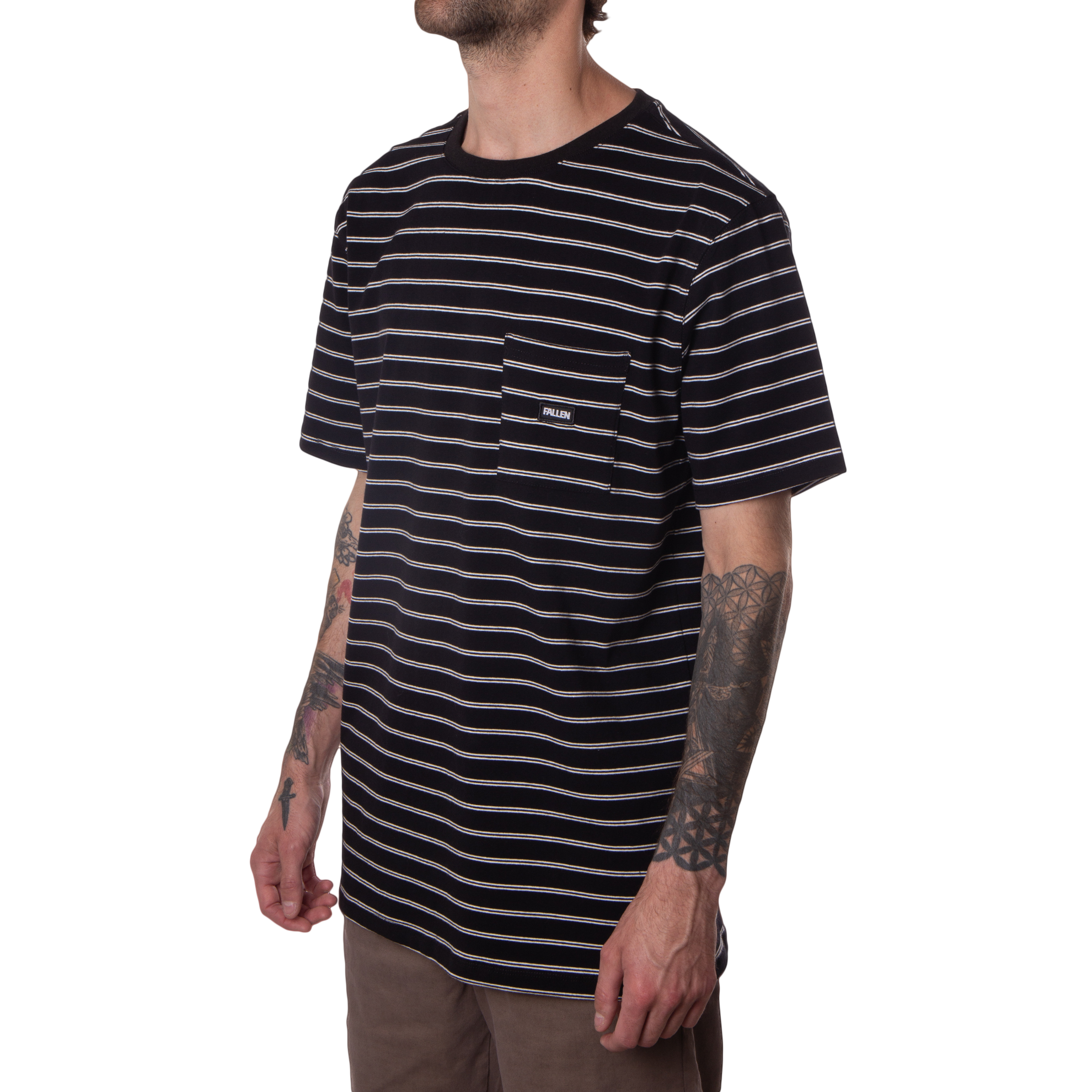 REMERA  STRIPED POCKET IMPORTADO