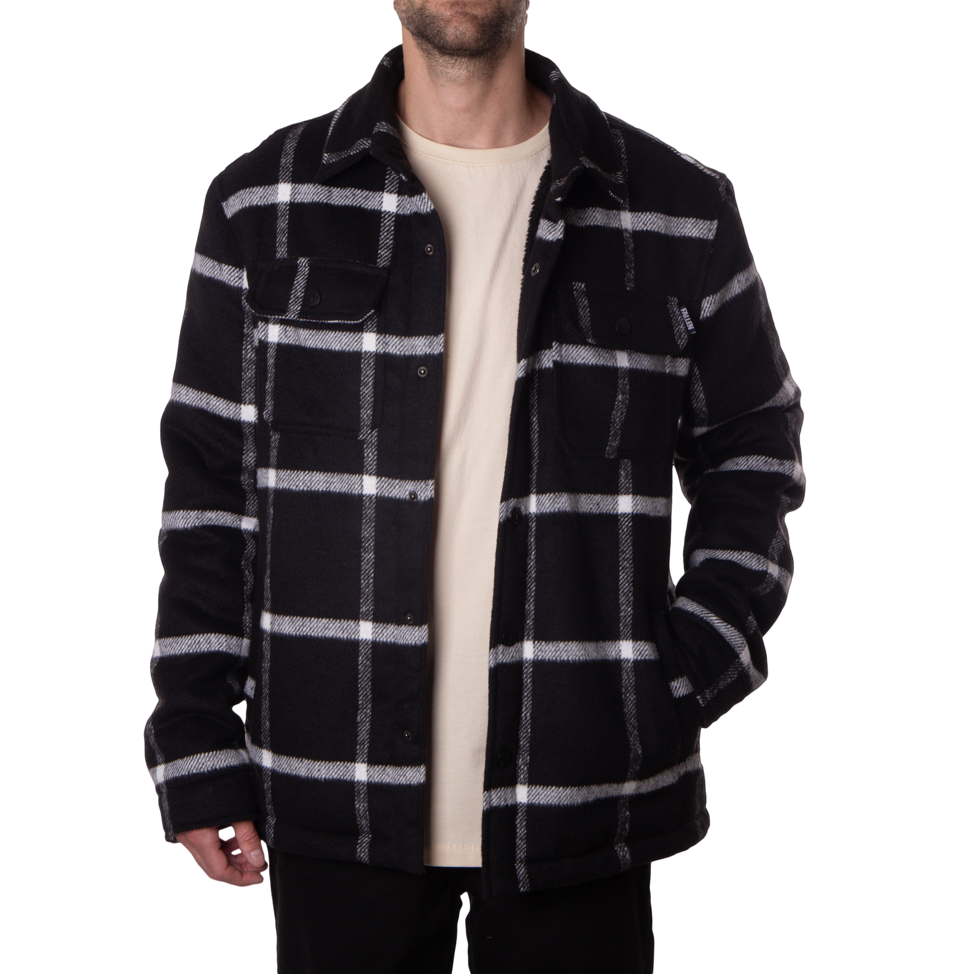 CAMPERA LAMB BLACK/WHITE ( IMPORT)