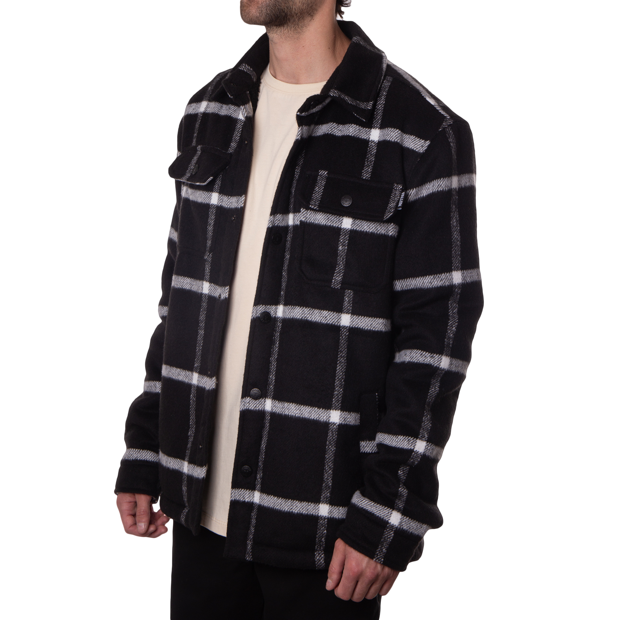 CAMPERA LAMB BLACK/WHITE ( IMPORT)