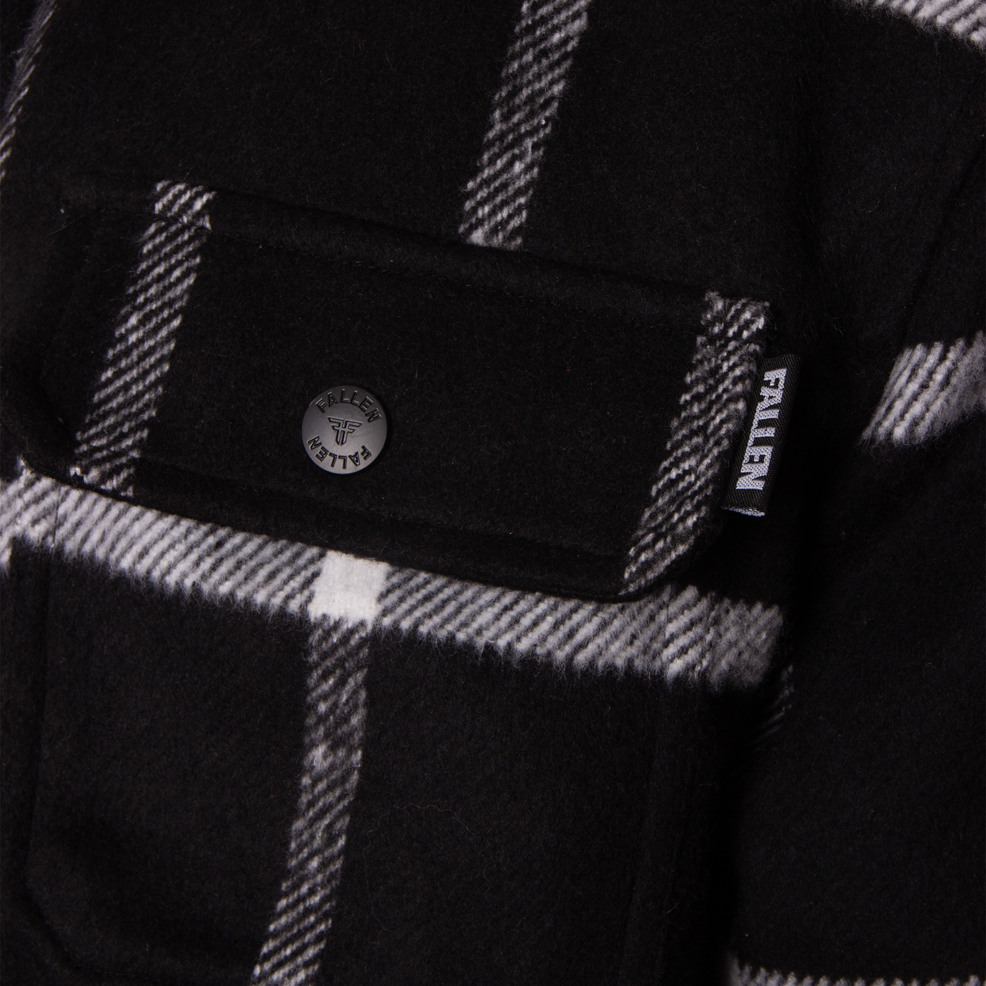 CAMPERA LAMB BLACK/WHITE ( IMPORT)