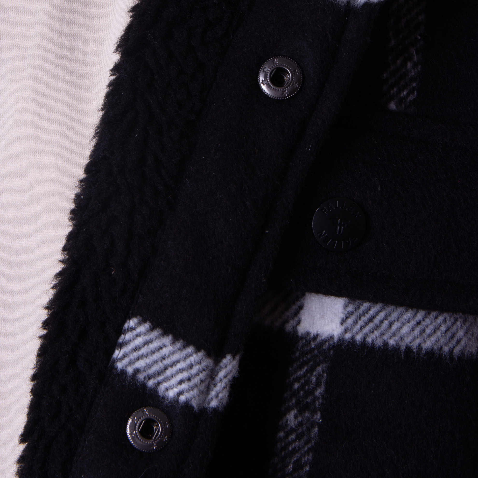 CAMPERA LAMB BLACK/WHITE ( IMPORT)