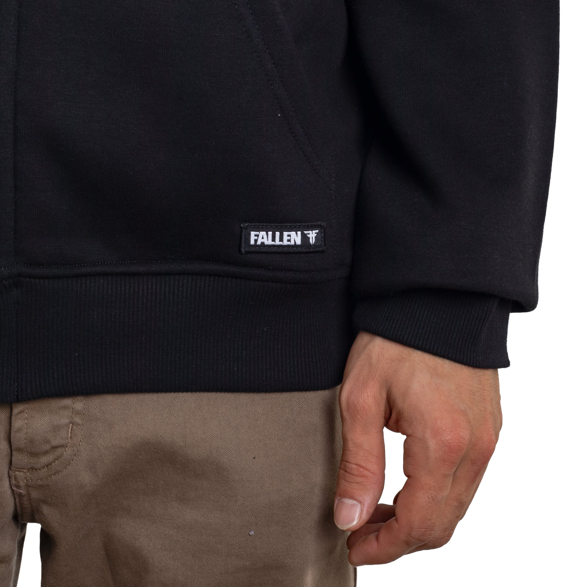 BUZO TRADEMARK LOGO ZIP IMPORTADO