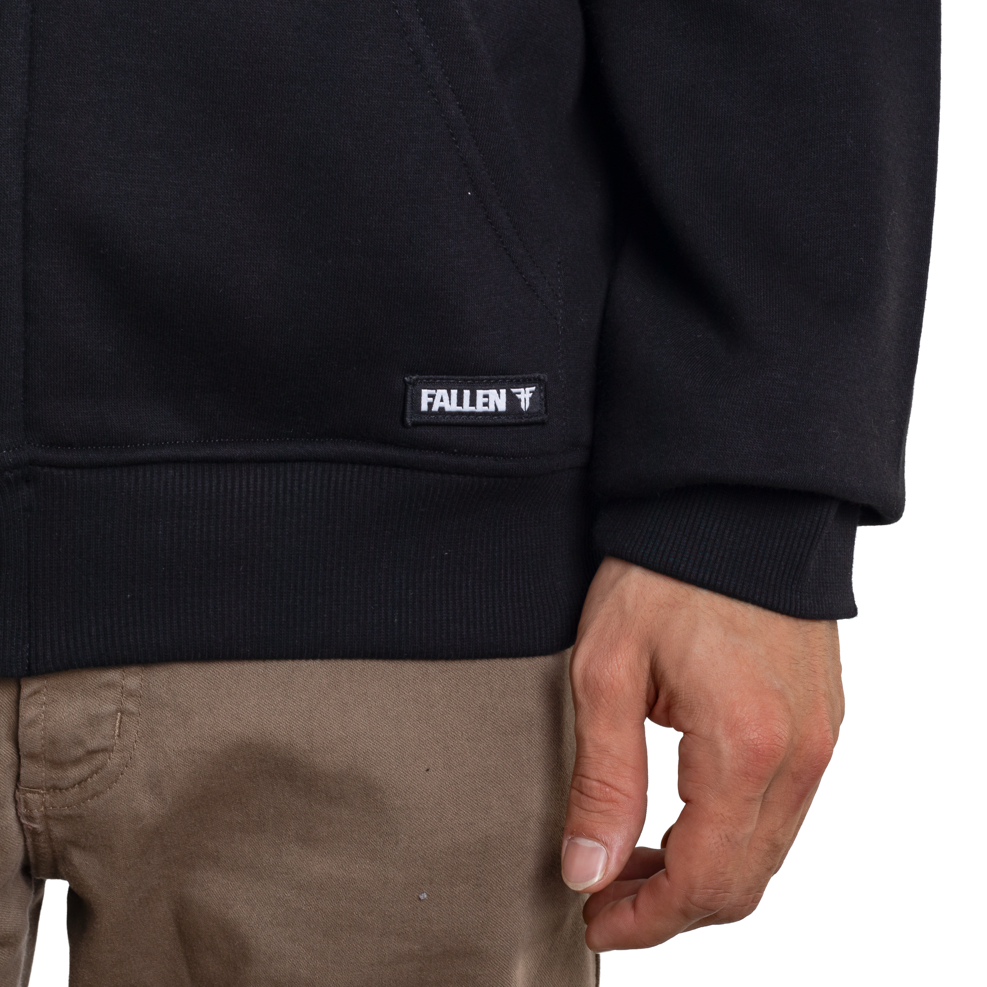 BUZO TRADEMARK LOGO ZIP IMPORTADO