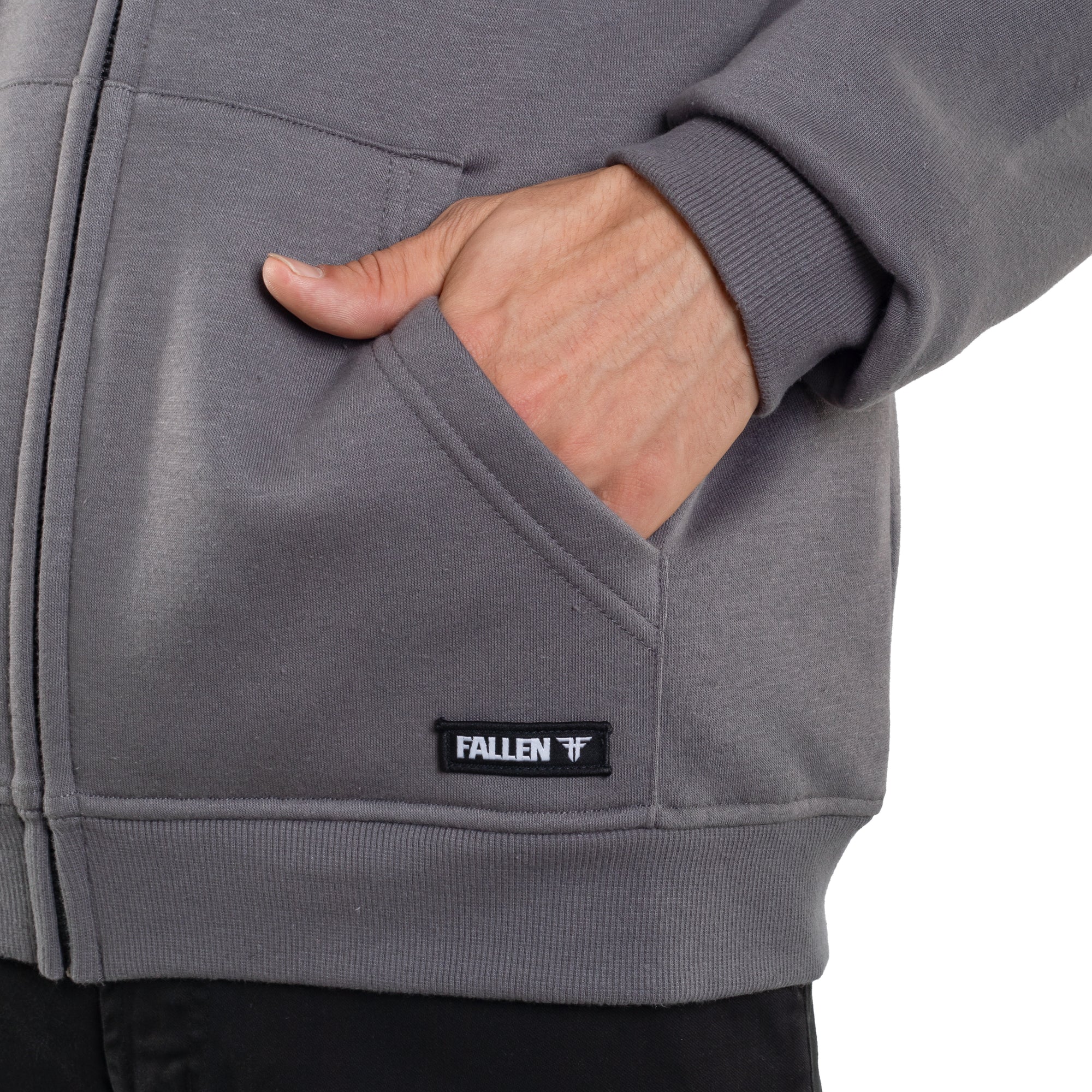 BUZO TRADEMARK LOGO ZIP IMPORTADO