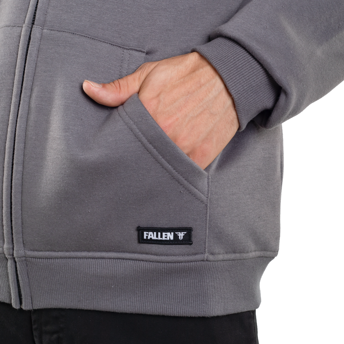 BUZO TRADEMARK LOGO ZIP IMPORTADO