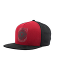 CAP RISING SUN LOGO HAT - RED/BLACK