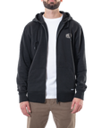 BUZO ZIP TRADITION BLACK/WHITE (IMPORT)