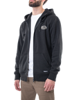 BUZO ZIP TRADITION BLACK/WHITE (IMPORT)