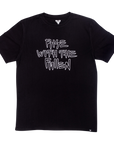 REMERA RISE WITH - BLACK/WHITE (IMPORT)