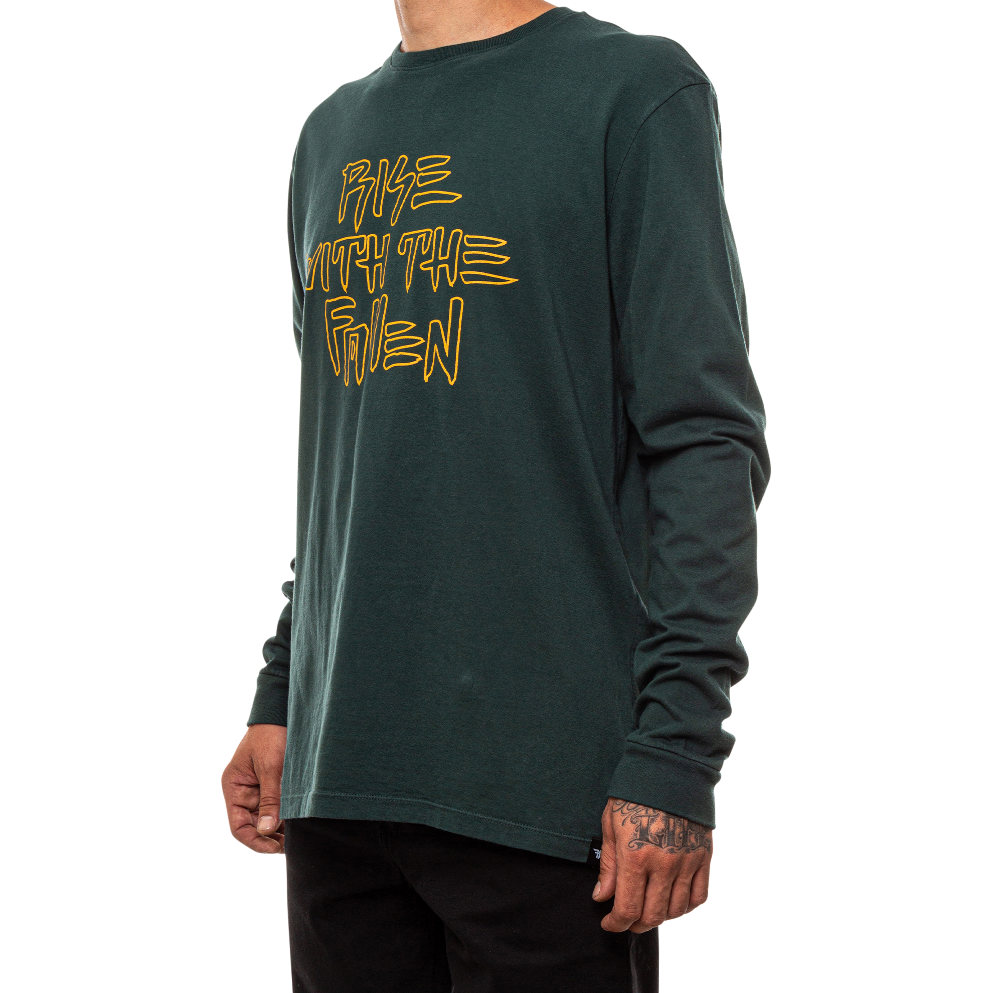 REMERA ML RISE WITH - GREEN