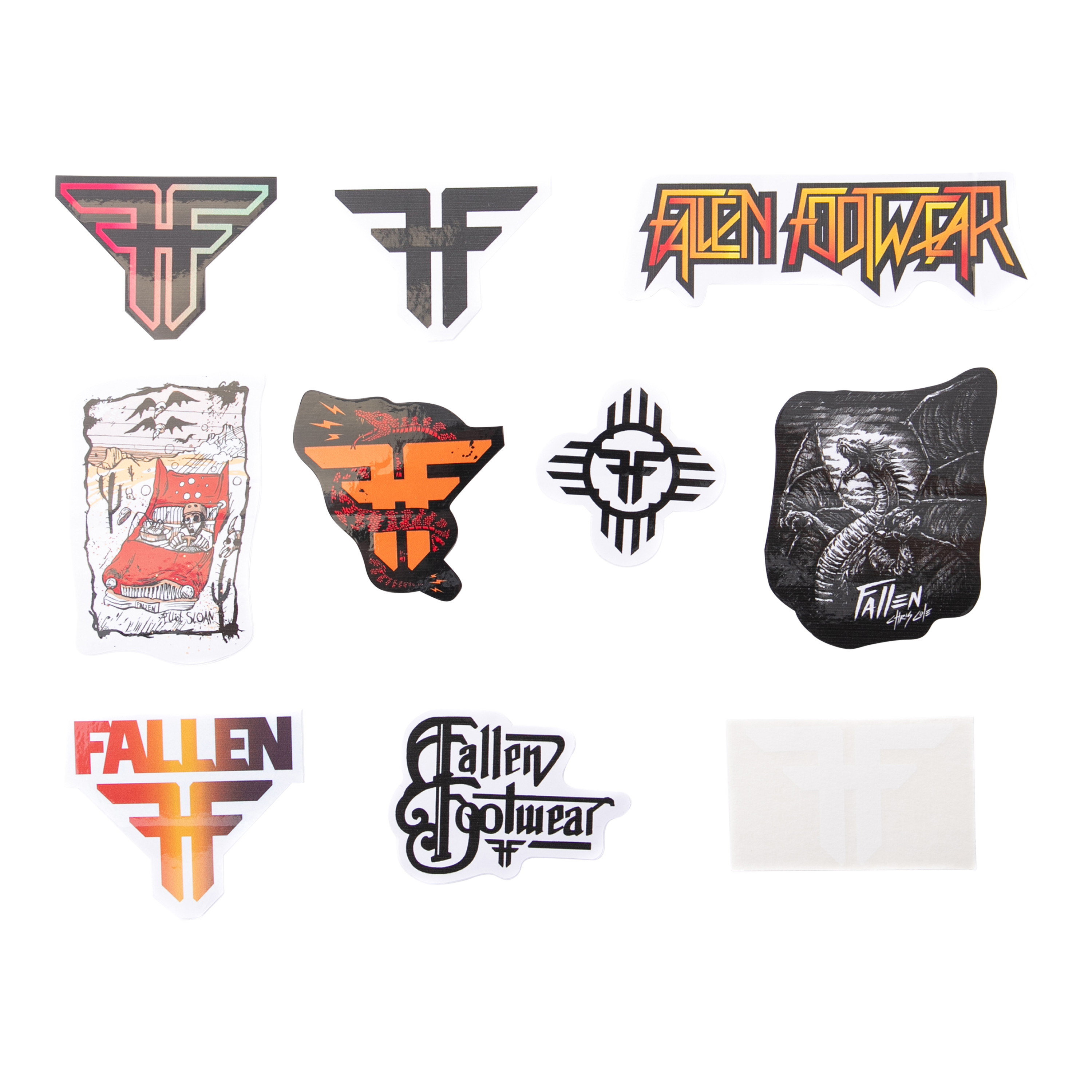 STICKERS PACK 2 DRAGON – Fallenfootwear-AR