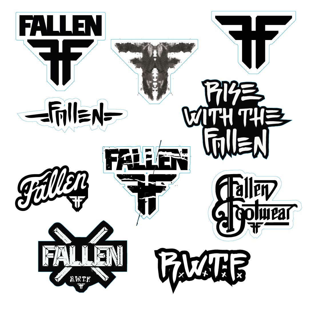 STICKERS  ASSORTED LOGO PACK